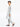 Boy's Light Grey Kurta Shalwar - EBTKS24-3913