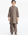 Boy's Coffee Kurta Shalwar - EBTKS24-3968