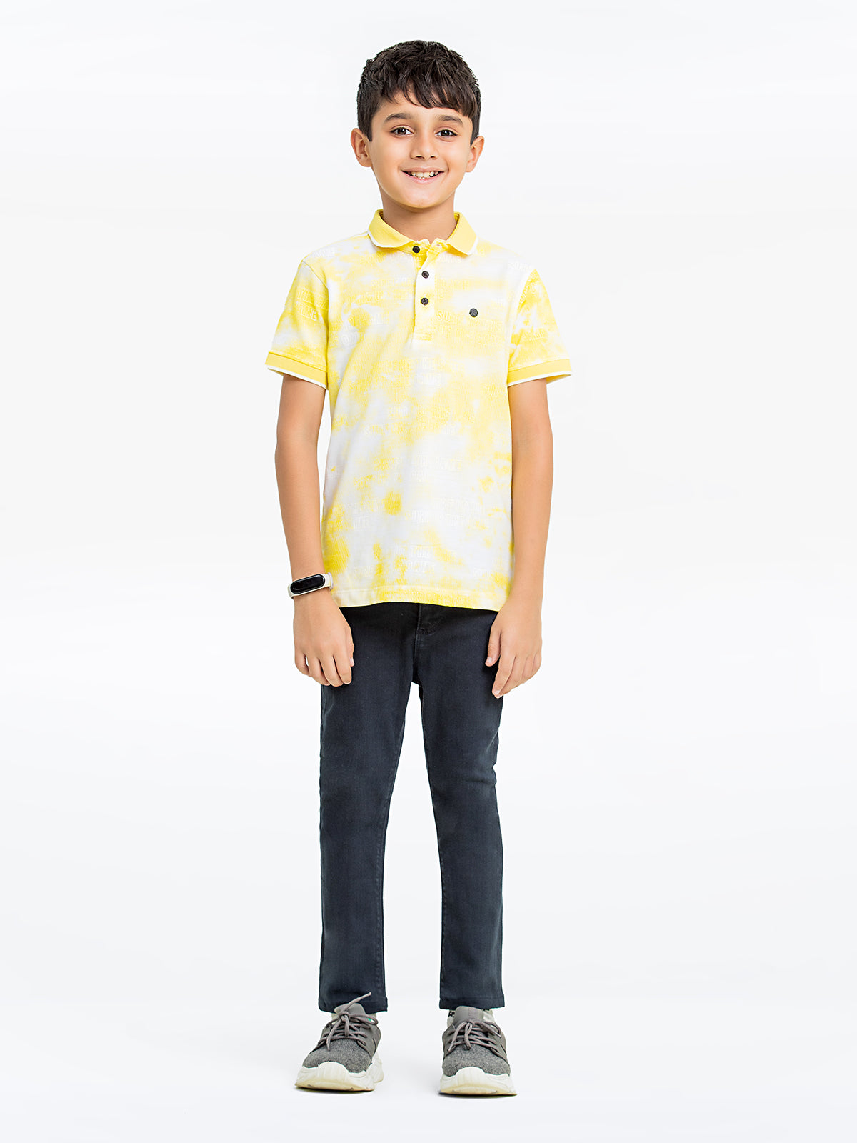 Boy's Yellow Polo Shirts - EBTPS24-003