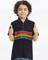 Boy's Black Polo Shirt - EBTPS24-008