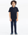 Boy's Dark Navy Polo Shirt - EBTPS24-009