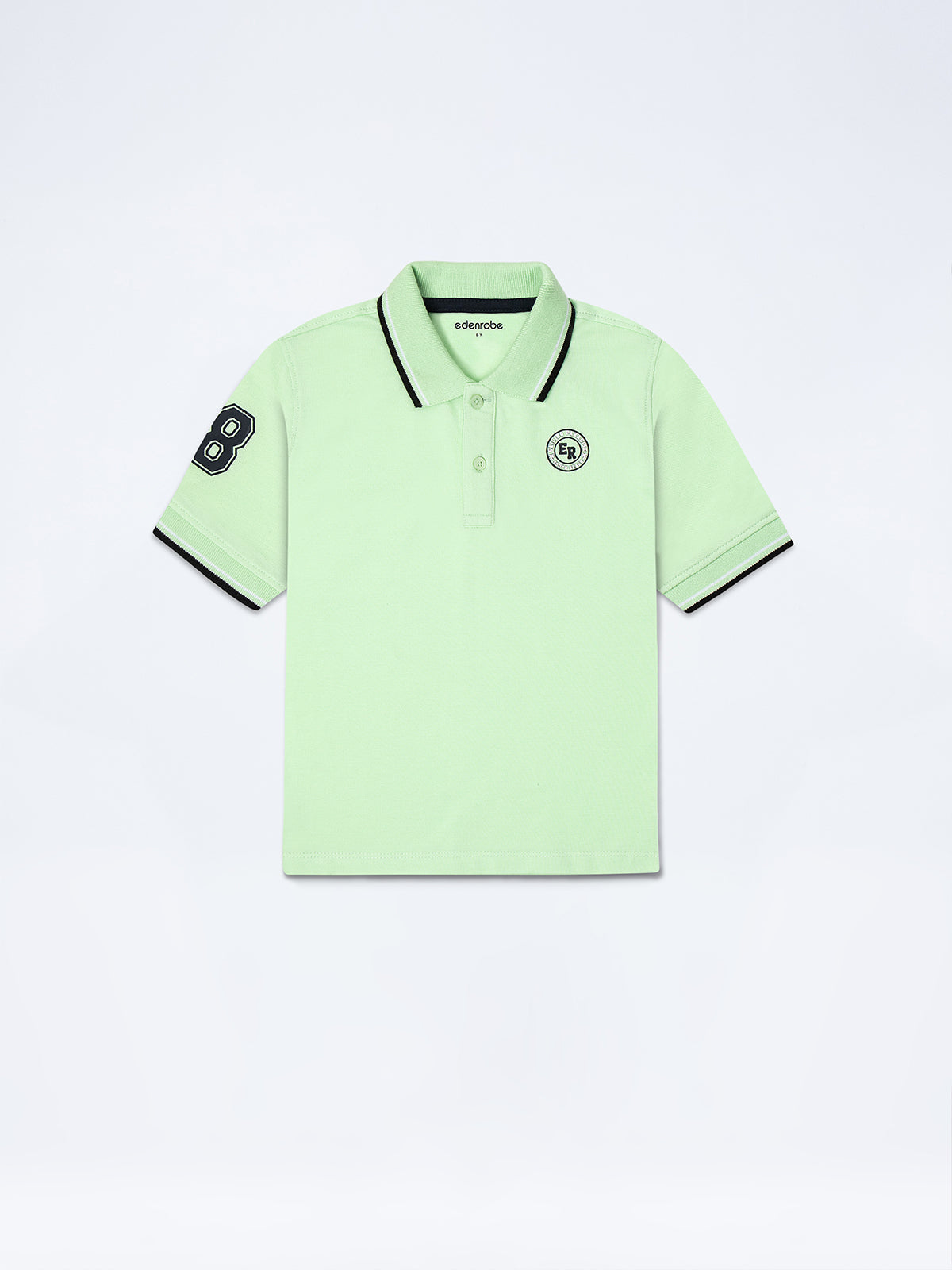 Boy's Mint Green Polo Shirt - EBTPS24-025