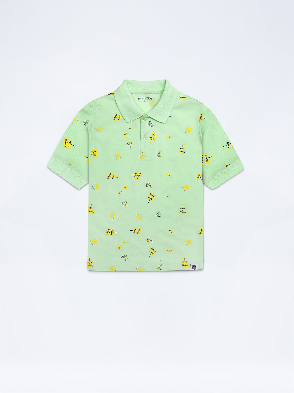 Boy's Mint Green Polo Shirt - EBTPS24-029