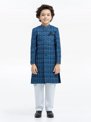 Boy's Blue Sherwani - EBTS5-34024