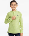 Boy's Green Shirt - EBTS23-27510