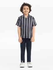 Boy's Black Shirt - EBTS24-27534