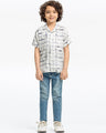 Boy's Off White Shirt - EBTS24-27537