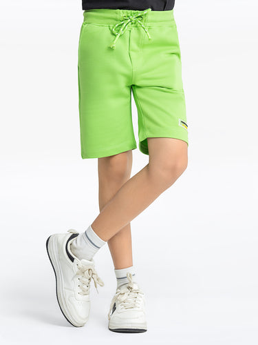 Boy's Neon Green Shorts - EBBSK24-002
