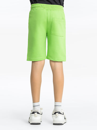 Boy's Neon Green Shorts - EBBSK24-002