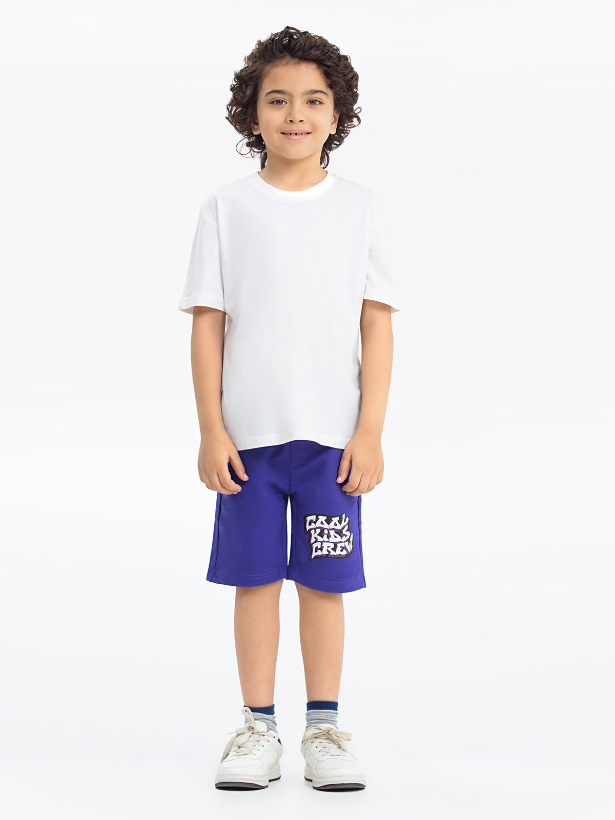 Boy's Purple Shorts - EBBSK24-014