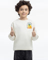 Boy's Cream Sweatshirt - EBTSS24-015