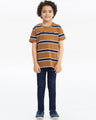 Boy's Camel Brown Tee - EBTTS24-014