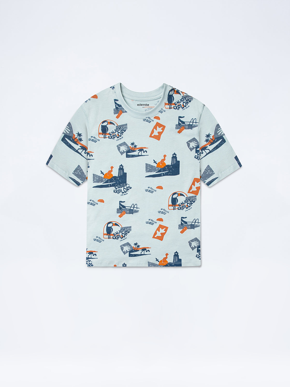 Boy's Light Aqua T-Shirt - EBTTS24-048