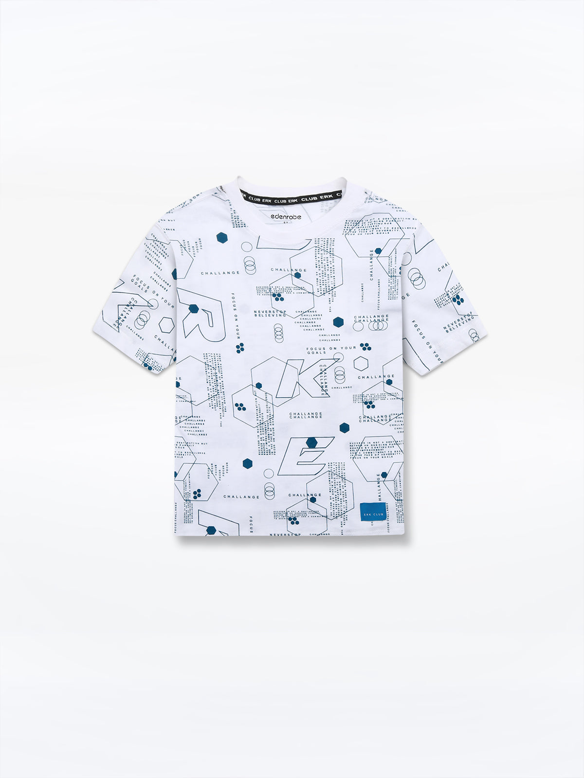 Boy's White T-Shirt - EBTTS24-055