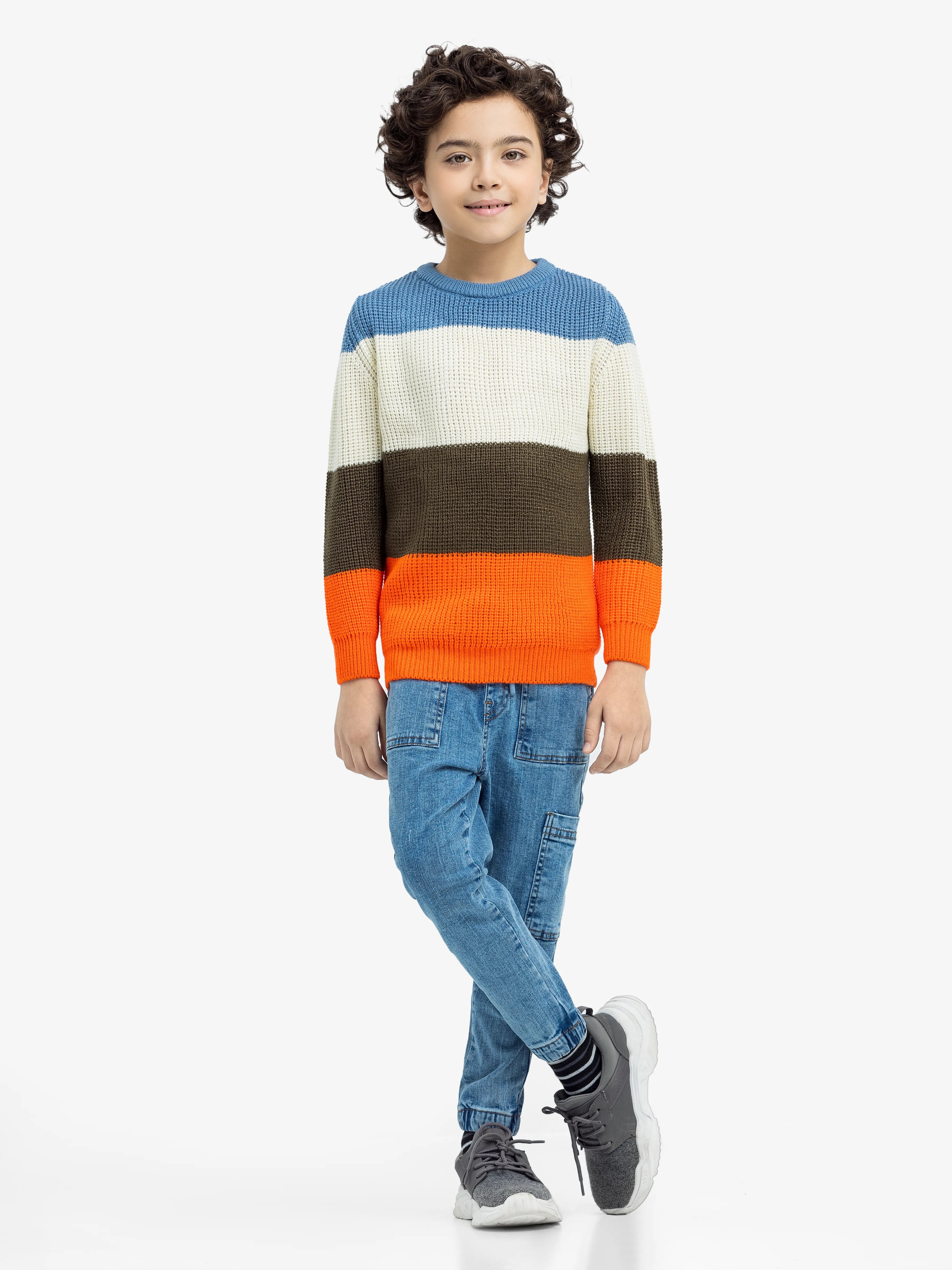 Boy's Multi Sweater - EBTSWT24-019