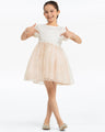 Girl's Off White Frock - EGTF24S-200063