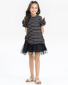 Girl's Black Frock - EGTF24S-200064