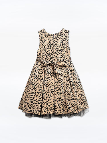 Girl's Beige Frock - EGTF24S-200065