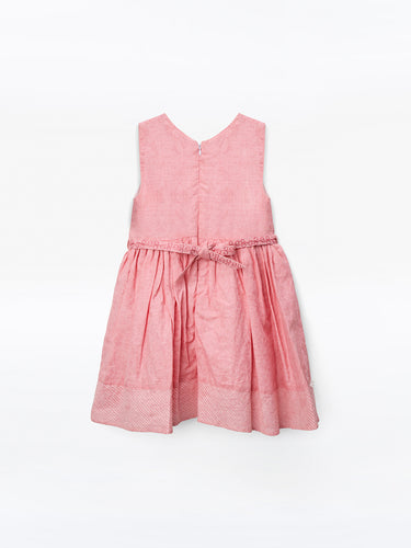 Girl's Pink Frock - EGTF24S-200074
