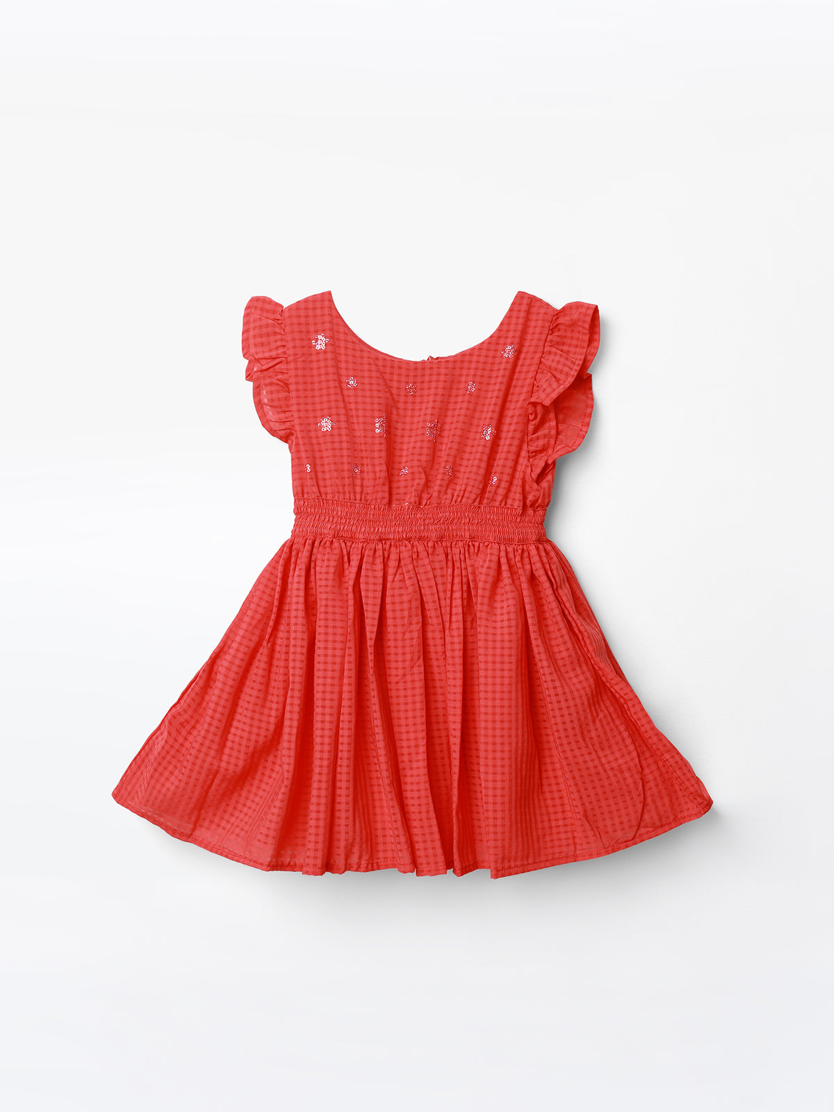 edenrobe Girl's Red Frock - EGTF24S-200076 – edenrobe Pakistan
