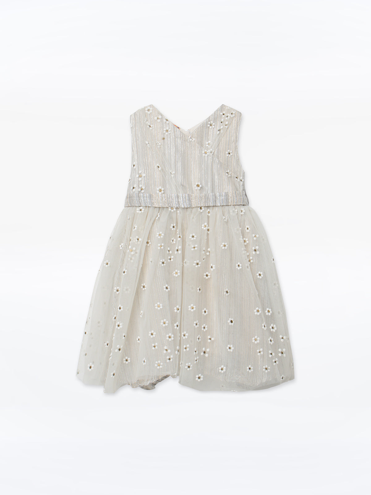 Girl's White Frock - EGTF24S-200078