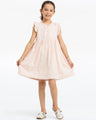 Girl's Peach Frock - EGTF24S-200080