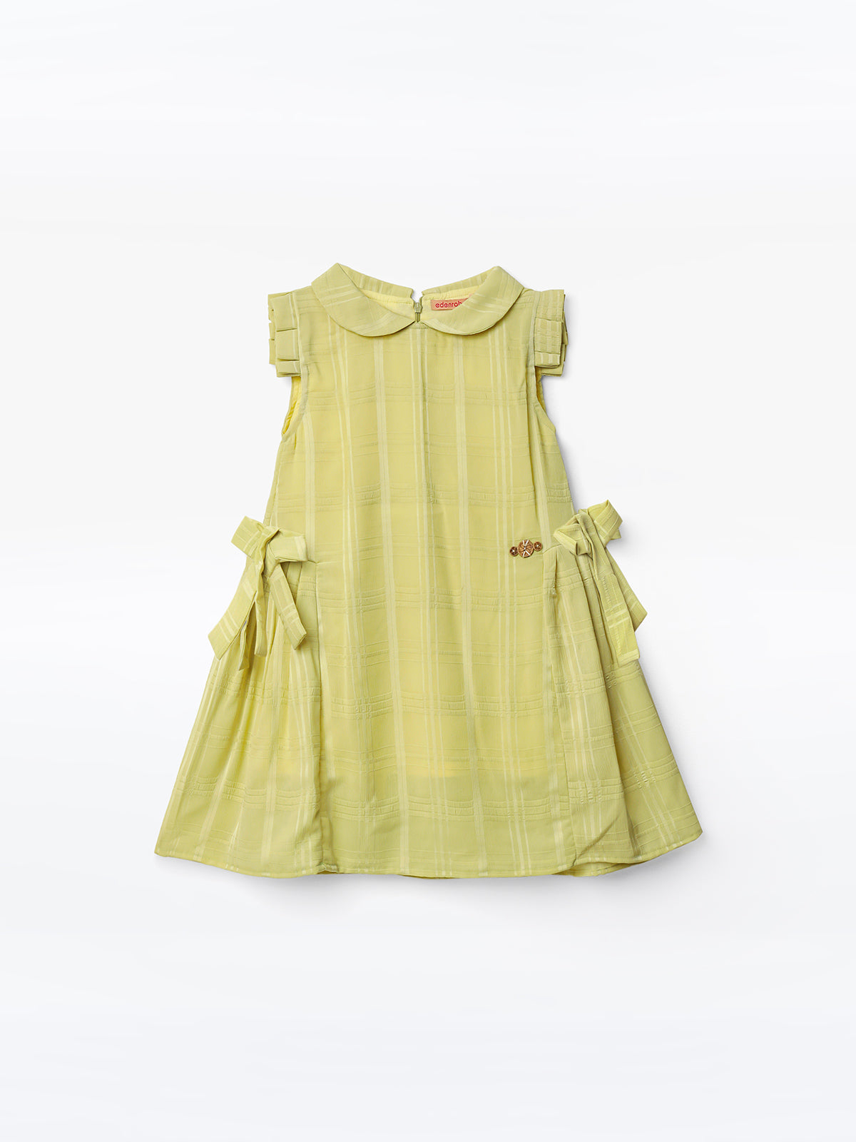 Girl's Light Sage Frock - EGTF24S-200088