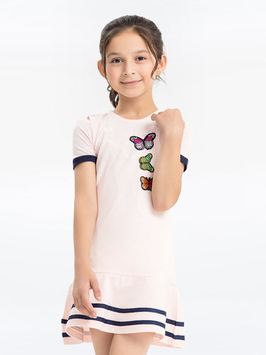 Girl's Pink Frock - EGTFK23-009