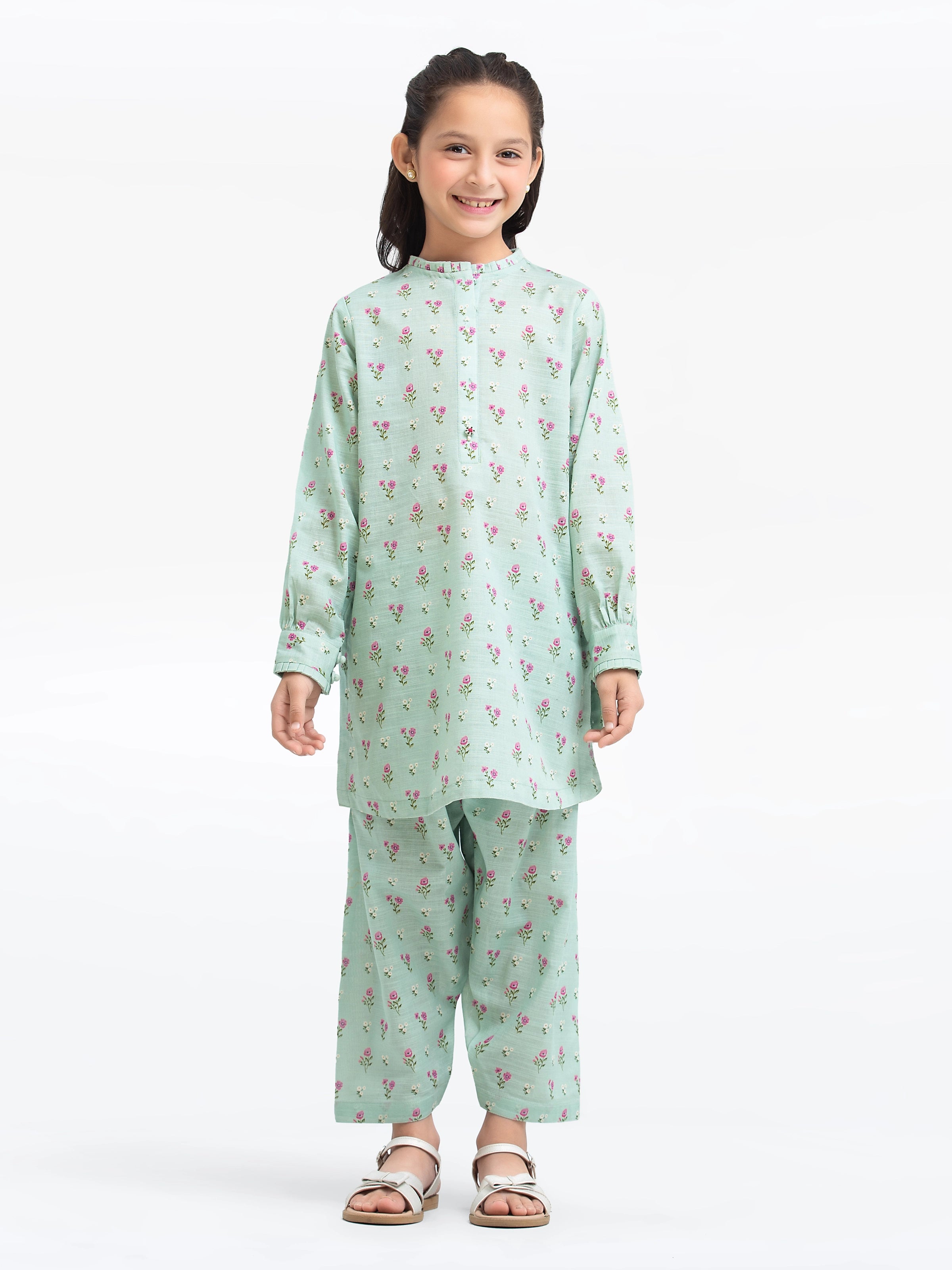 Girl's Mist Green Pret - EGTKP24-70906ST