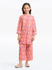 Girl's Khaddar Co-ord Set - EGTKP24-70908ST