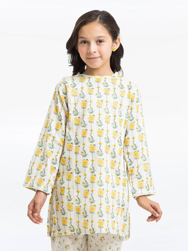 Girl's Cream Multi Pret - EGTKP24-70912ST