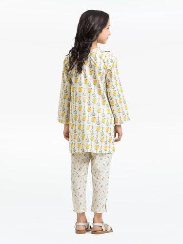 Girl's Cream Multi Pret - EGTKP24-70912ST