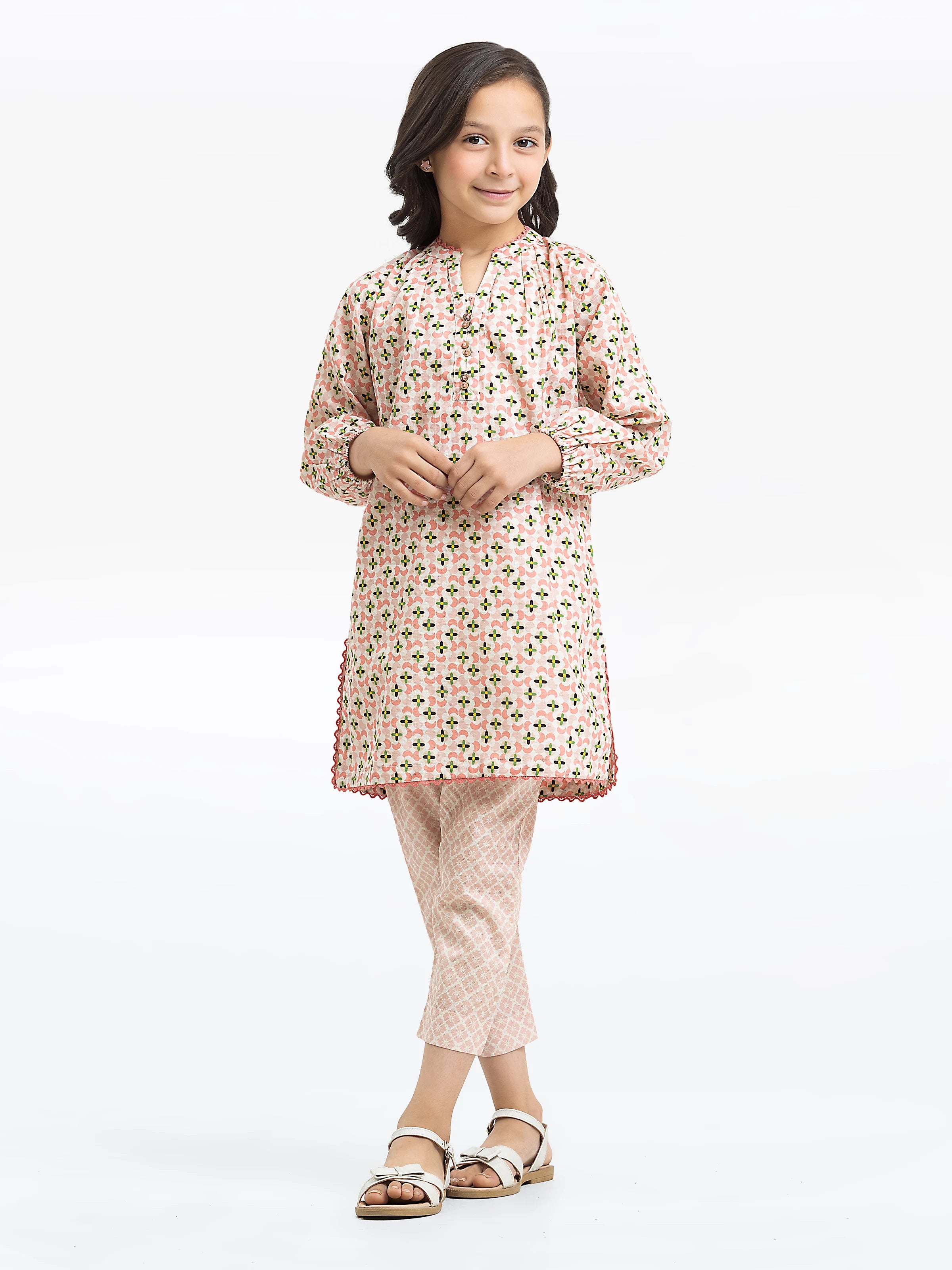 Girl's Light Peach Pret - EGTKP24-70914ST