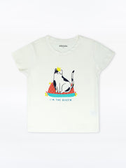 Girl's White Top - EGTK24-012