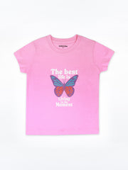 Girl's Pink Top - EGTK24-015