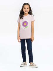 Girl's Light Pink Top - EGTK24-016