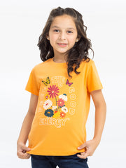Girl's Orange Top - EGTK24-017