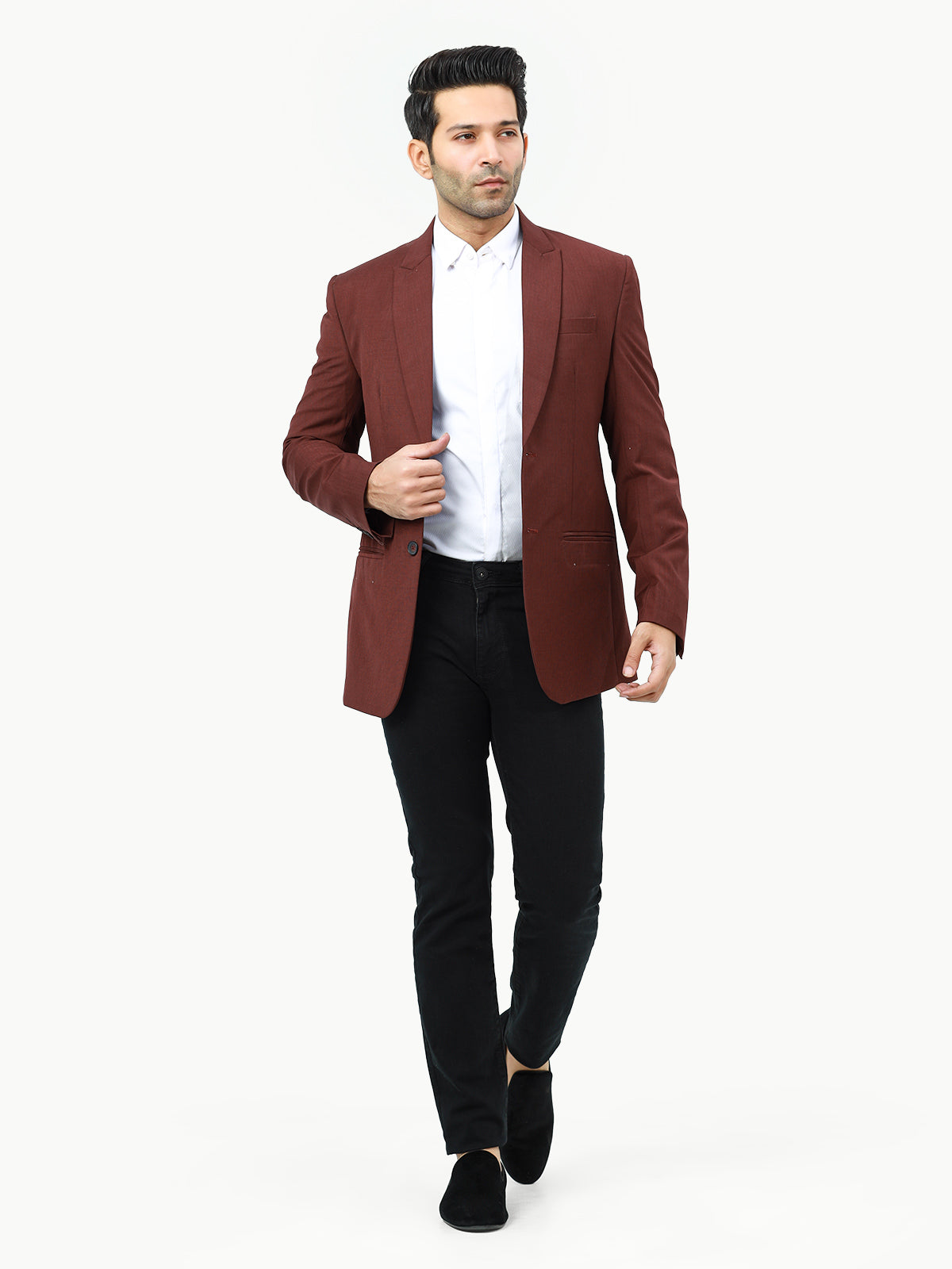 Men's Maroon Blazer - EMTB22-6809