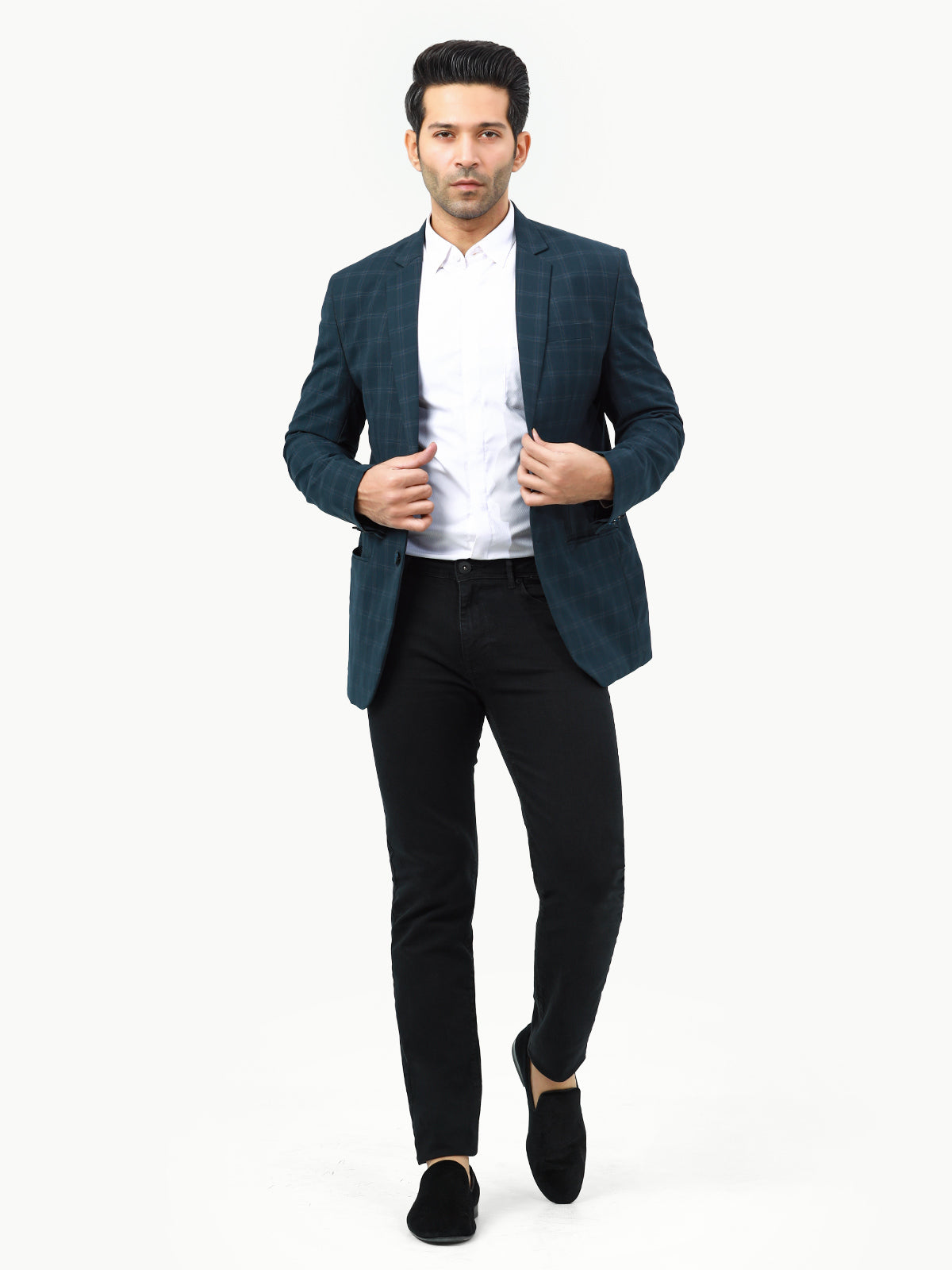 Men's Dark Navy Blazer - EMTB22-6811