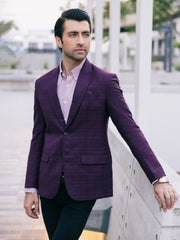 Men's Light Maroon Blazer - EMTB22-6832