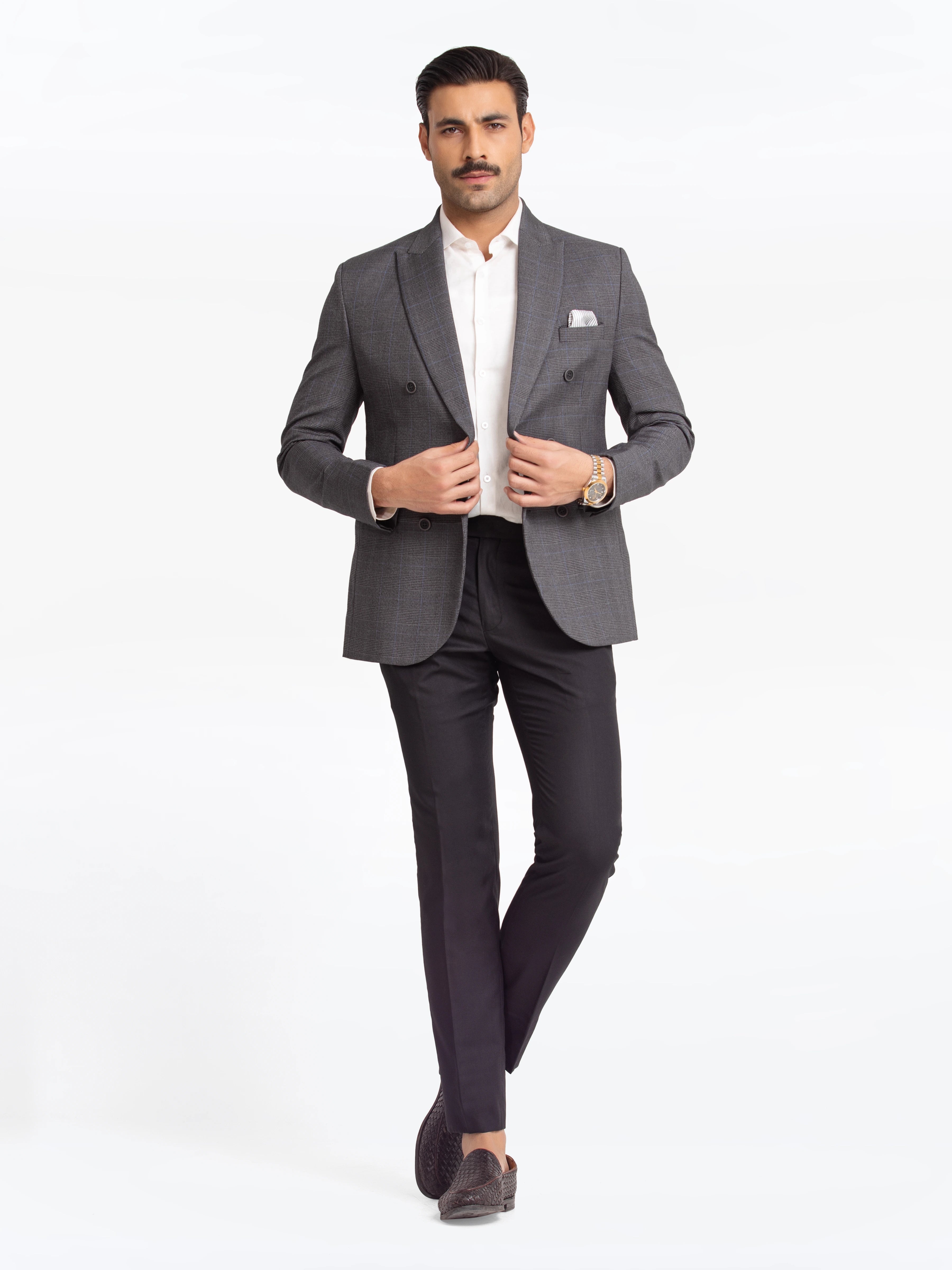 Men's Grey Blazer - EMTB23-6842