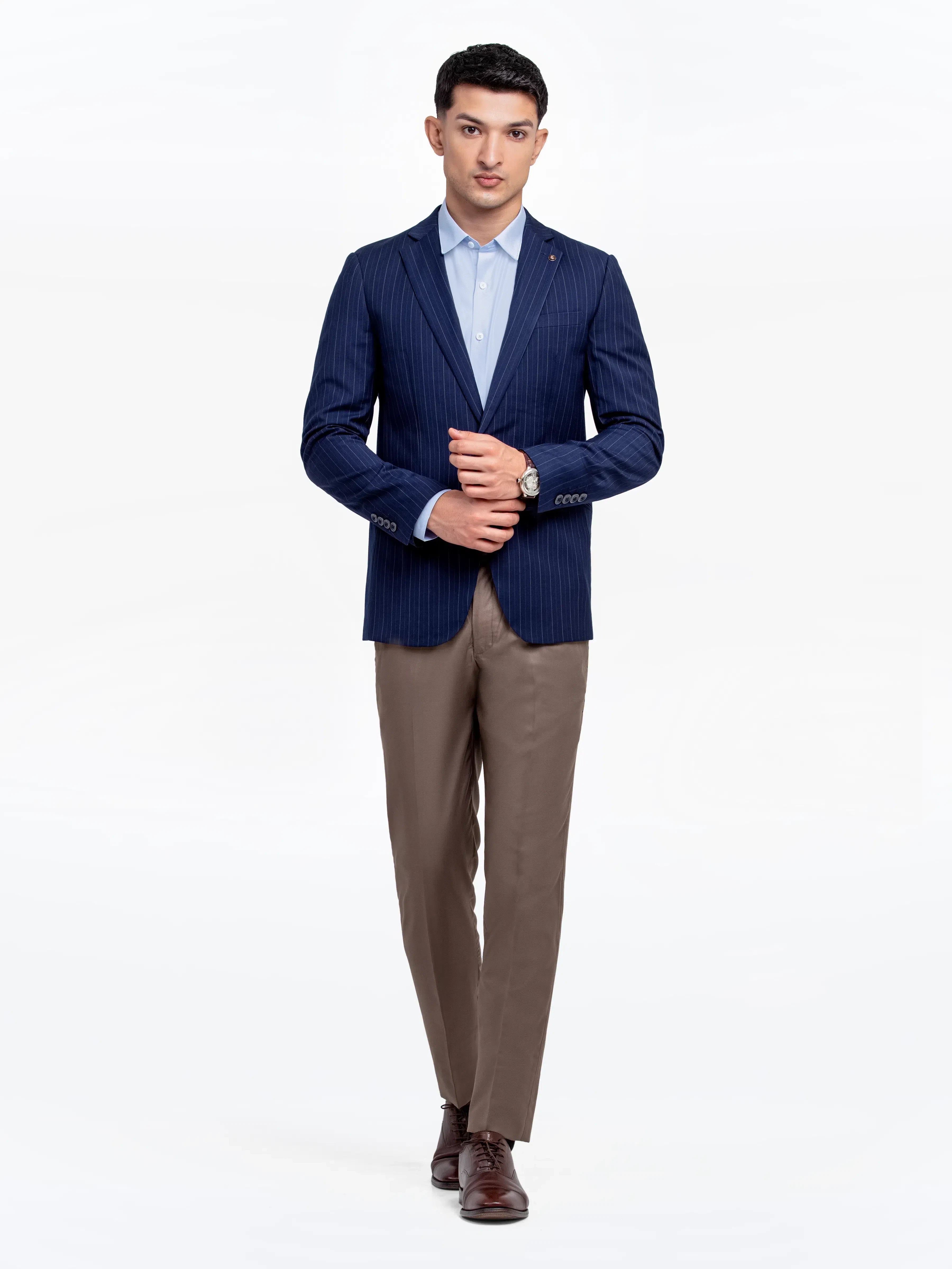 Men's Navy Blue Blazer - EMTB24-6873