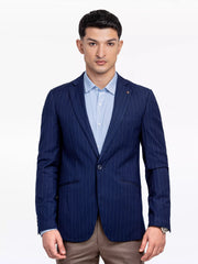 Men's Navy Blue Blazer - EMTB24-6873