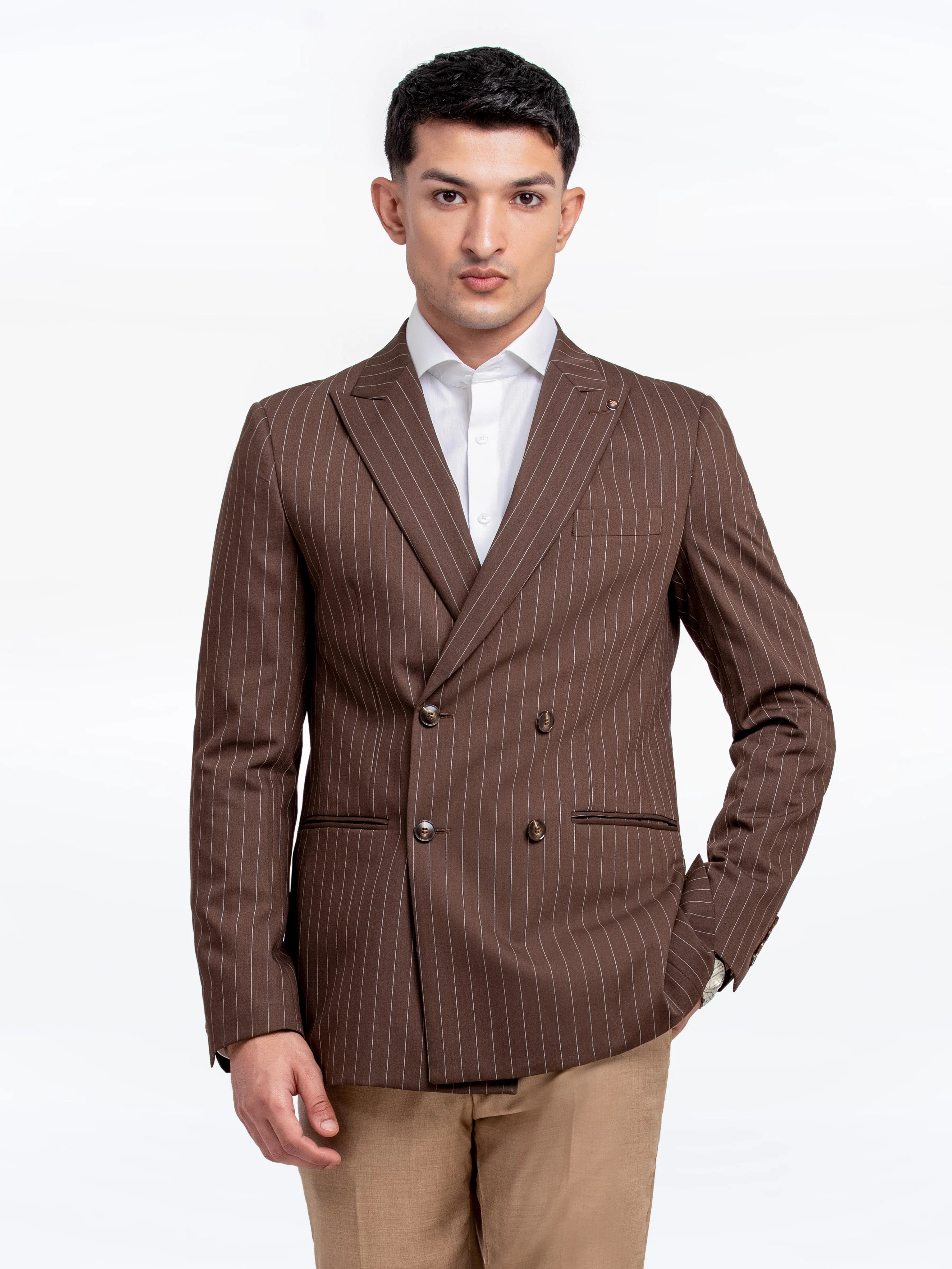 Men's Brown Blazer - EMTB24-6877