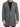 Men's Grey Long Coat - EMTC24-002