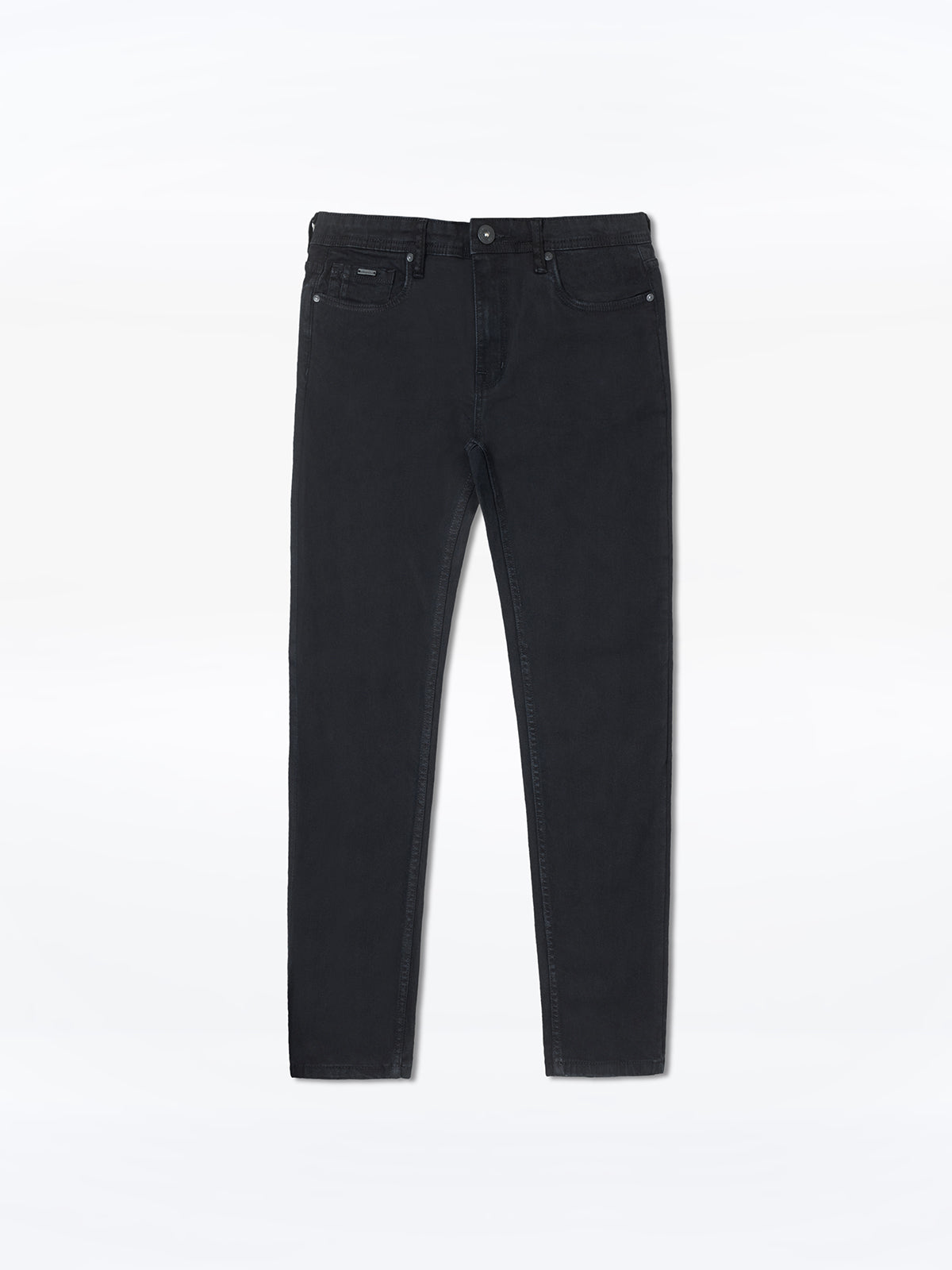 Men's Black Denim Pant - EMBPD24-004