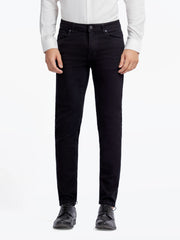Men's Black Denim Pant - EMBPD24-012
