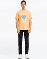 Men's Peach Graphic Tee - EMTGT24-018