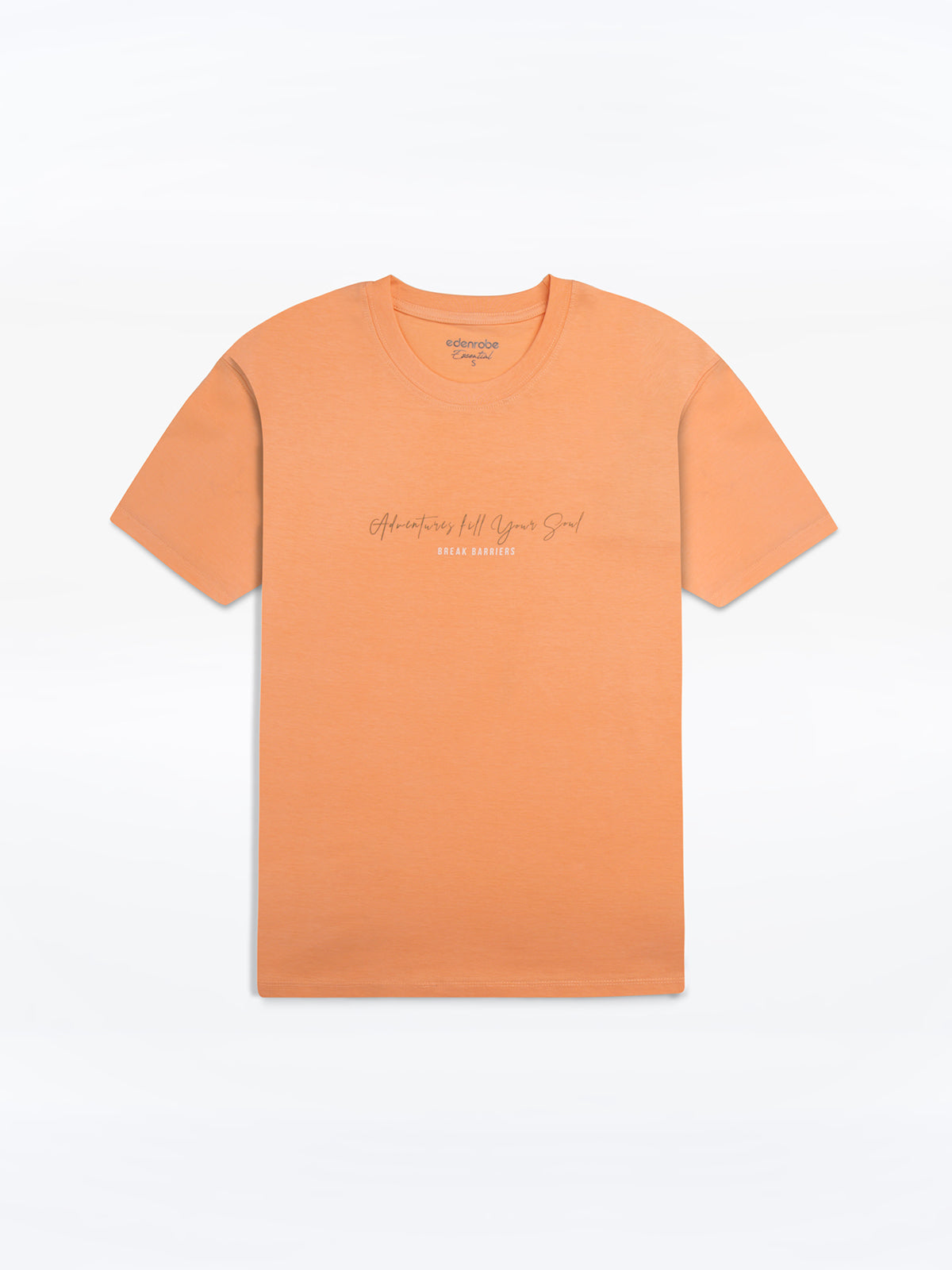 Men's Light Peach Graphic Tee - EMTGT24-031