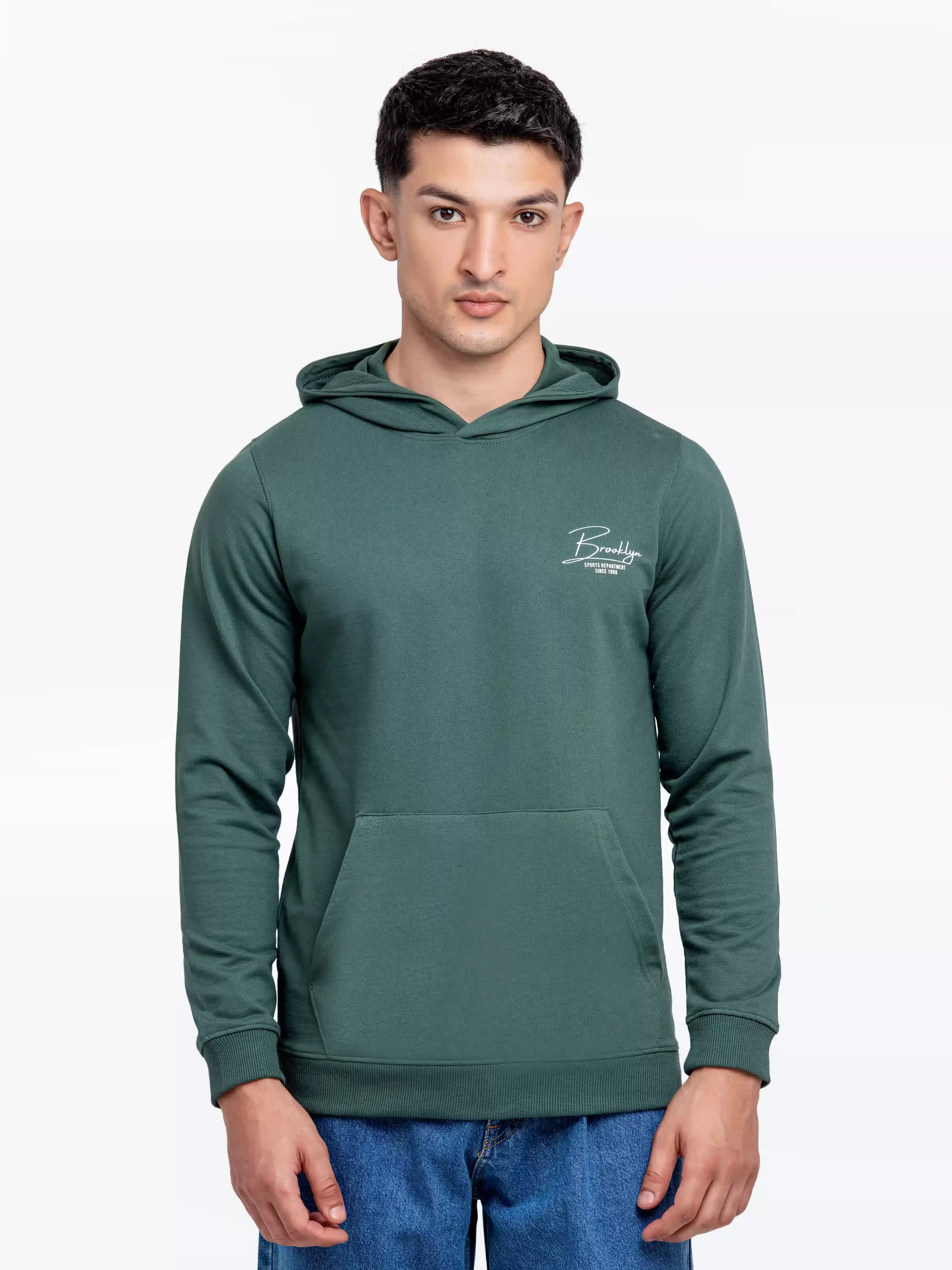 Men's Olive Hoodie - EMTH24-001